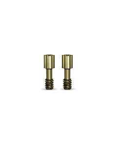 Closed Tray, Fixture Mount & Plastic Temporary Screw (3.4mm Platform) 8mm Length - 2/Pack