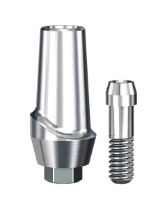ScrewPlant Straight Contoured Titanium Abutment (4.7mmD Wx3.7mmD Platformx2mmL Collar Height)-1/Box