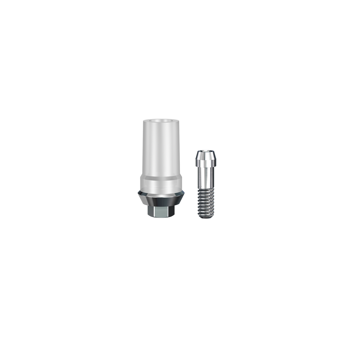 ScrewPlant Engaging Castable Abutment (4.7mmD Widthx3.7mmD Platformx1mmL Collar Height) - 1/Box