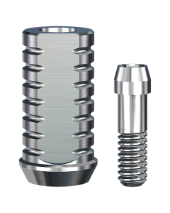 ScrewPlant Non-Engaging Titanium Temporary Abutment (3.7mmD Platform) - 1/Box