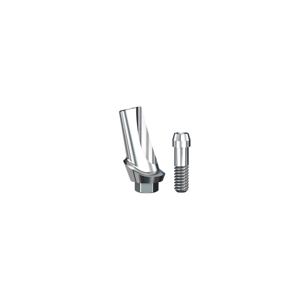 ScrewPlant 15° Angled Contoured Titanium Abutment (3.7mmD Platformx0.75mmL Collar Height) - 1/Box