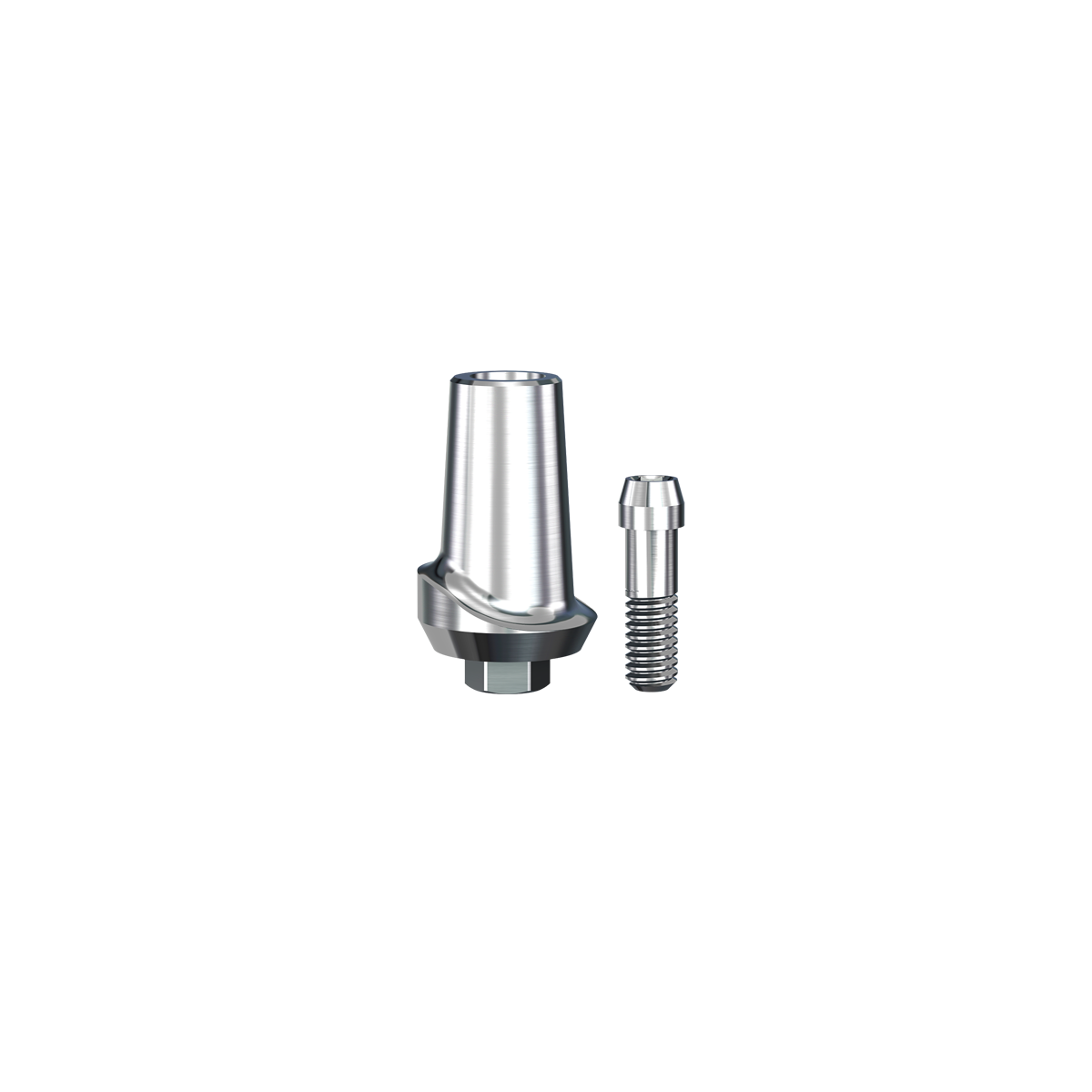 ScrewPlant Straight Contoured Titanium Abutment (5.7mmD Wx4.7mmD Platformx1mmL Collar Height)-1/Box