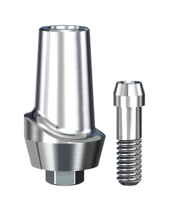 ScrewPlant Straight Contoured Titanium Abutment (5.7mmD Wx4.7mmD Platformx2mmL Collar Height)-1/Box