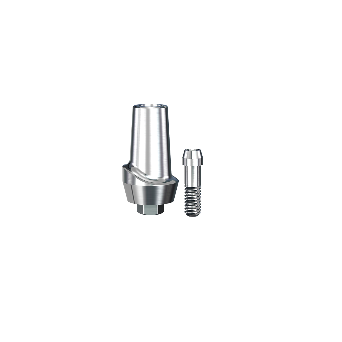 ScrewPlant Straight Contoured Titanium Abutment (5.7mmD Wx4.7mmD Platformx2mmL Collar Height)-1/Box