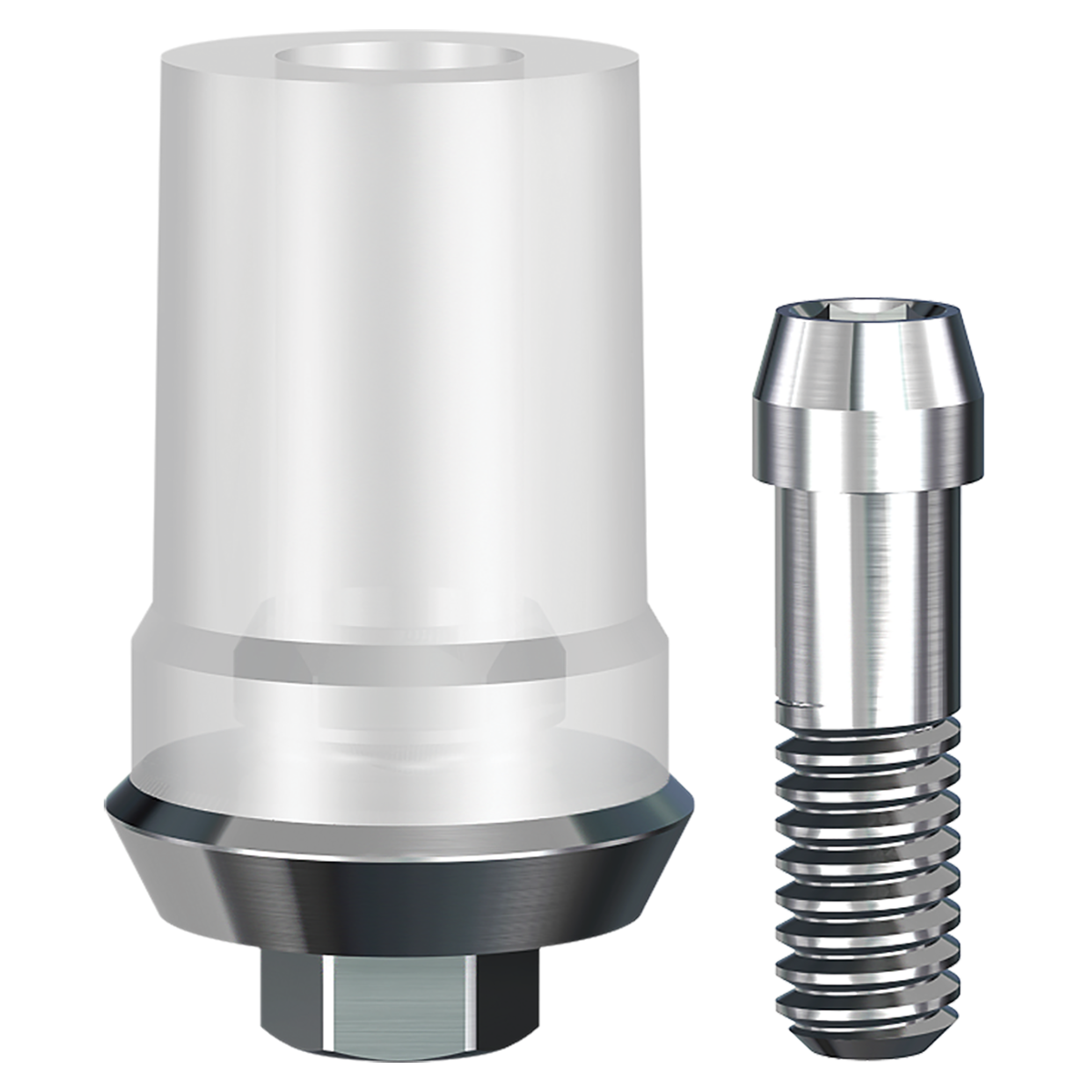 ScrewPlant Engaging Castable Abutment (5.7mmD Widthx4.7mmD Platformx1mmL Collar Height) - 1/Box