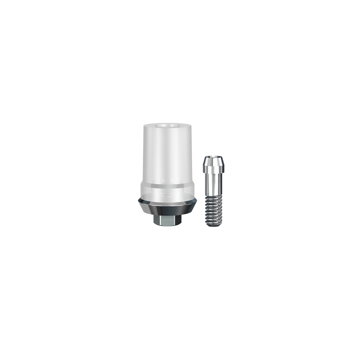 ScrewPlant Engaging Castable Abutment (5.7mmD Widthx4.7mmD Platformx1mmL Collar Height) - 1/Box