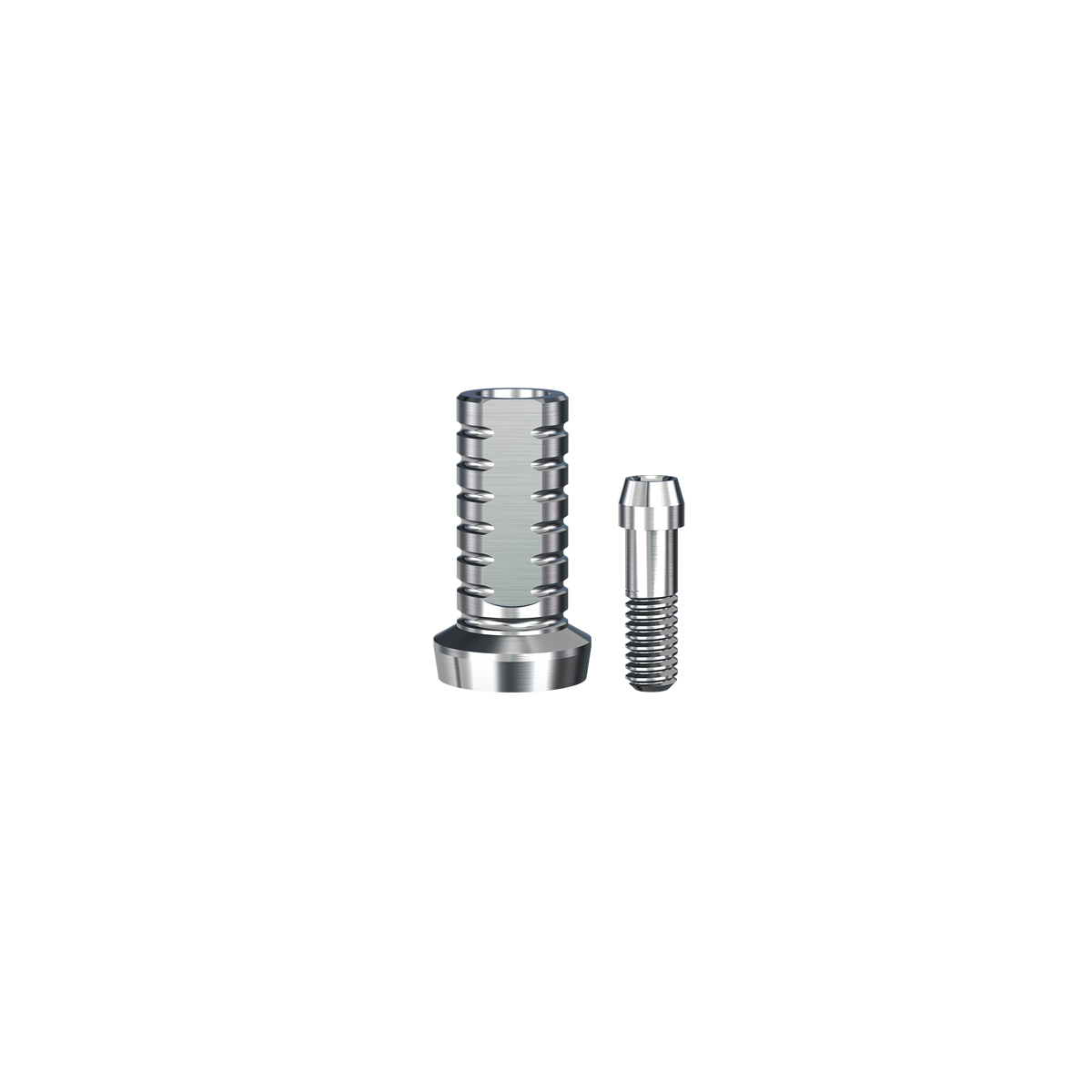 ScrewPlant Non-Engaging Titanium Temporary Abutment (4.7mmD Platformx1mmL Collar Height) - 1/Box