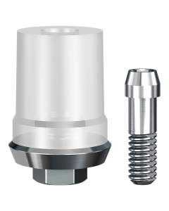 ScrewPlant Engaging Castable Abutment (6.5mmD Widthx5.7mmD Platformx1mmL Collar Height) - 1/Box
