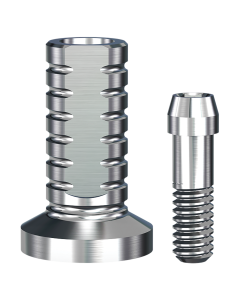 ScrewPlant Titanium Non-Engaging Temporary Abutment (5.7mmD Platformx1mmL Collar Height) - 1/Box