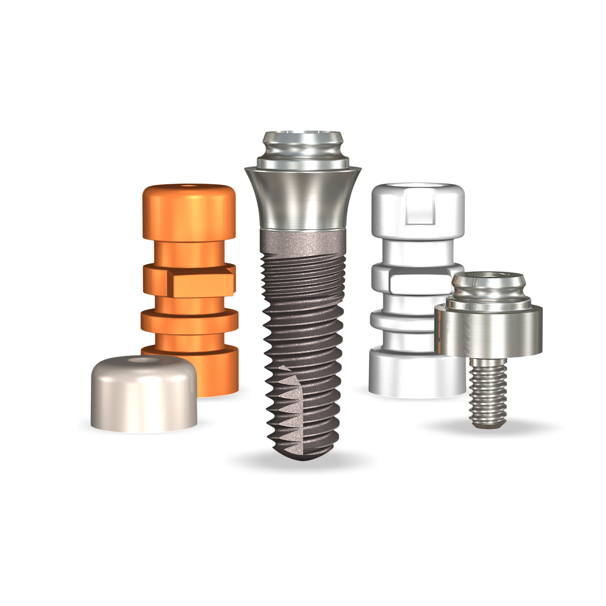 ScrewIndirect 3.7mmDx10mmL SBM: 5.0mmD Platform Dental Implant System - 1/Pack