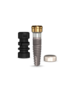GoDirect 3.0mmDx10mmL, 1.5mm Collar Height SBM 4.0mmD Platform Dental Implant System - 1/Pack
