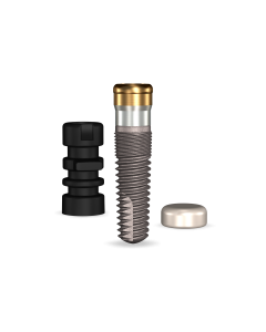 GoDirect 3.7mmDx11.5mmL, 1.5mm Collar Height SBM 4.0mmD Platform Dental Implant System - 1/Pack