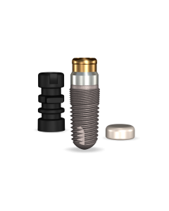 GoDirect 4.7mmDx10mmL, 1.5mm Collar Height SBM 4.0mmD Platform Dental Implant System - 1/Pack