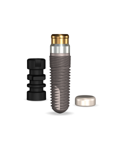 GoDirect 4.7mmDx13mmL, 1.5mm Collar Height SBM 4.0mmD Platform Dental Implant System - 1/Pack