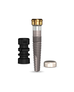 GoDirect 3.0mmDx13mmL, 3mm Collar Height SBM 4.0mmD Platform Dental Implant System - 1/Pack