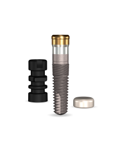 GoDirect 3.7mmDx11.5mmL, 3.0mm Collar Height SBM 4.0mmD Platform Dental Implant System - 1/Pack