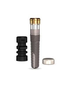 GoDirect 3.7mmDx13mmL, 3.0mm Collar Height SBM 4.0mmD Platform Dental Implant System - 1/Pack