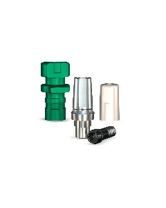 RePlant Straight Snappy Type Titanium Abutment (3.7mmD Wx3.5mmD Platformx1mmL Collar Height)-1/Box