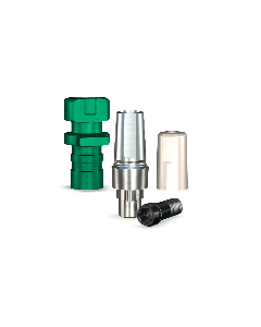 RePlant Straight Snappy Type Titanium Abutment (3.7mmD Wx3.5mmD Platformx2mmL Collar Height)-1/Box