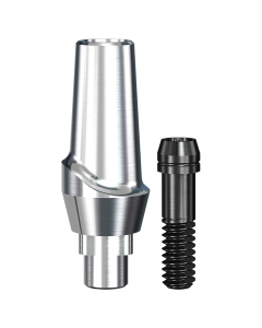 RePlant Straight Contoured Titanium Abutment (4.5mmD Widthx3.5mmD Platformx2mmL Collar Height)-1/Box