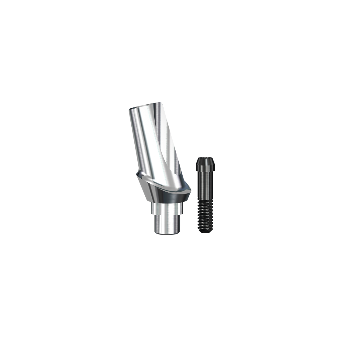 RePlant 15° Angled Contoured Titanium Abutment (3.5mmD Platformx0.75mmL Collar Height) - 1/Box