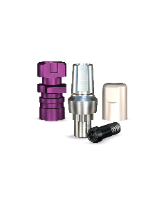 RePlant Straight Snappy Type Titanium Abutment (4.7mmD Wx4.3mmD Platformx2mmL Collar Height)-1/Box