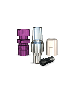 RePlant Straight Snappy Type Titanium Abutment (4.7mmD Wx4.3mmD Platformx3mmL Collar Height)-1/Box