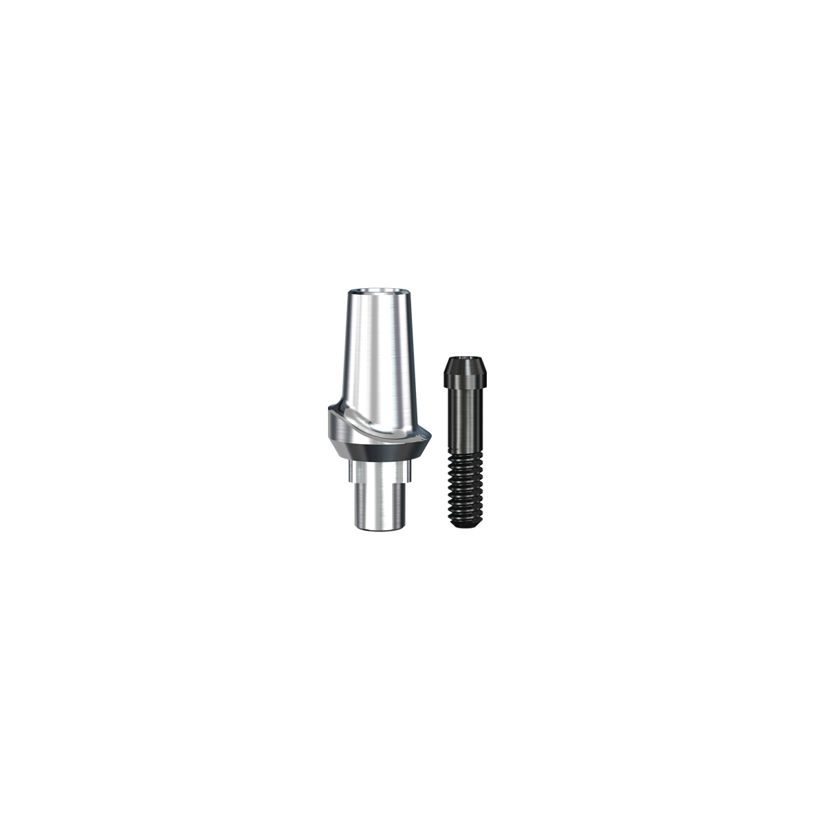 RePlant Straight Contoured Titanium Abutment (5.44mmD Wx4.3mmD Platformx1mmL Collar Height)-1/Box