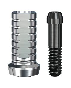 RePlant Titanium Non-Engaging Temporary Abutment (4.3mmD Platform) - 1/Box