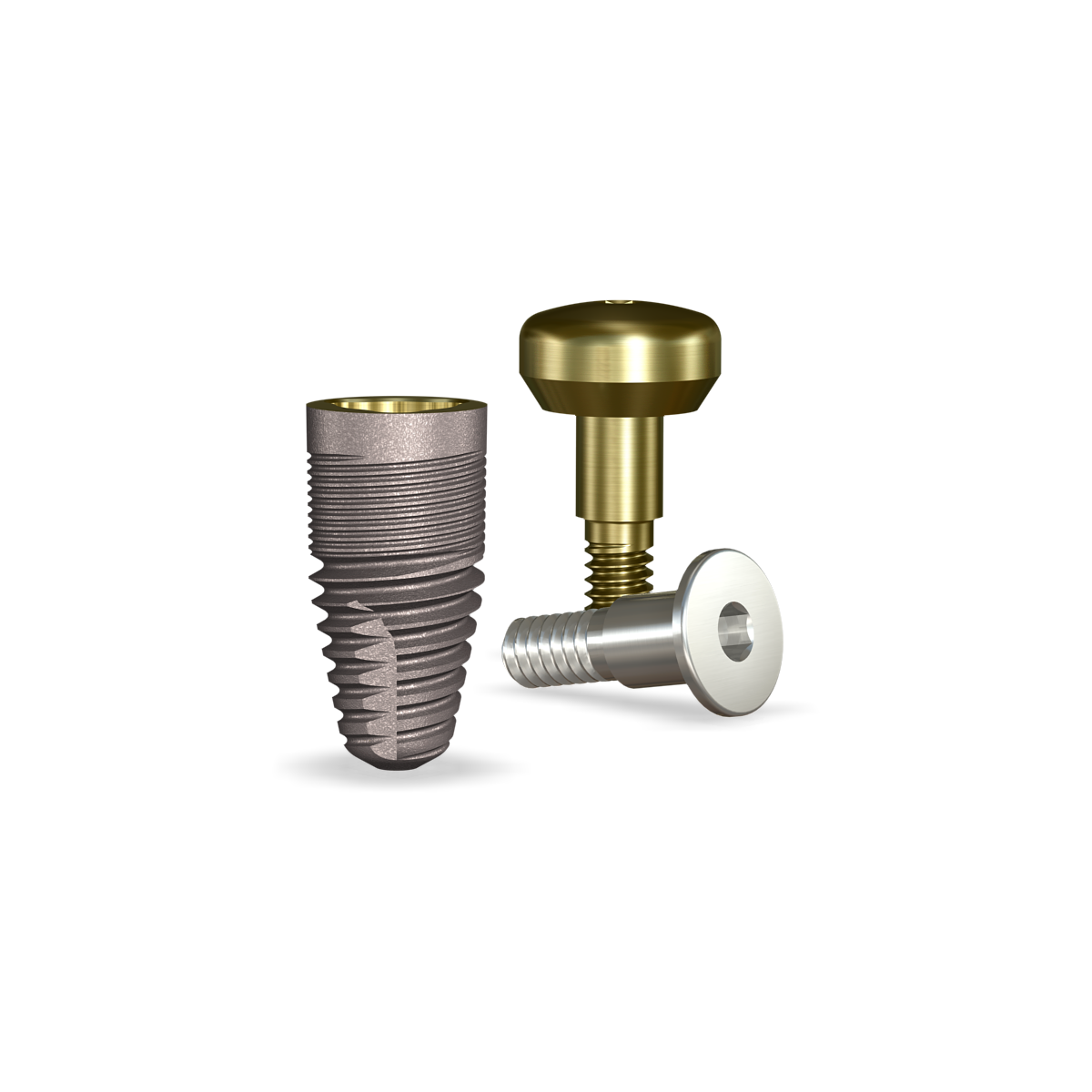 simplyRePlant 4.3mmDx8mmL SBM: 4.3mmD Platform Dental Implant System - 1/Pack