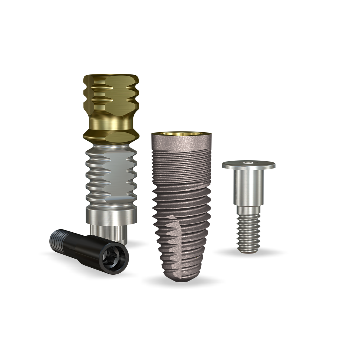 RePlant 4.3mmDx10mmL SBM: 4.3mmD Platform Implant Dental System - 1/Pack