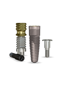 RePlant 4.3mmDx13mmL SBM: 4.3mmD Platform Implant Dental System - 1/Pack