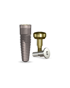simplyRePlant 4.3mmDx13mmL SBM: 4.3mmD Platform Dental Implant System - 1/Pack