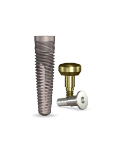simplyRePlant 4.3mmDx16mmL SBM: 4.3mmD Platform Dental Implant System - 1/Pack