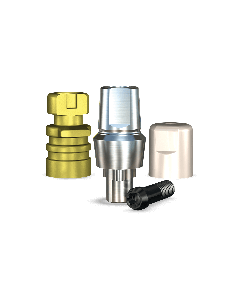 RePlant Straight Snappy Type Titanium Abutment (5.7mmD Wx5.0mmD Platformx3mmL Collar Height)-1/Box