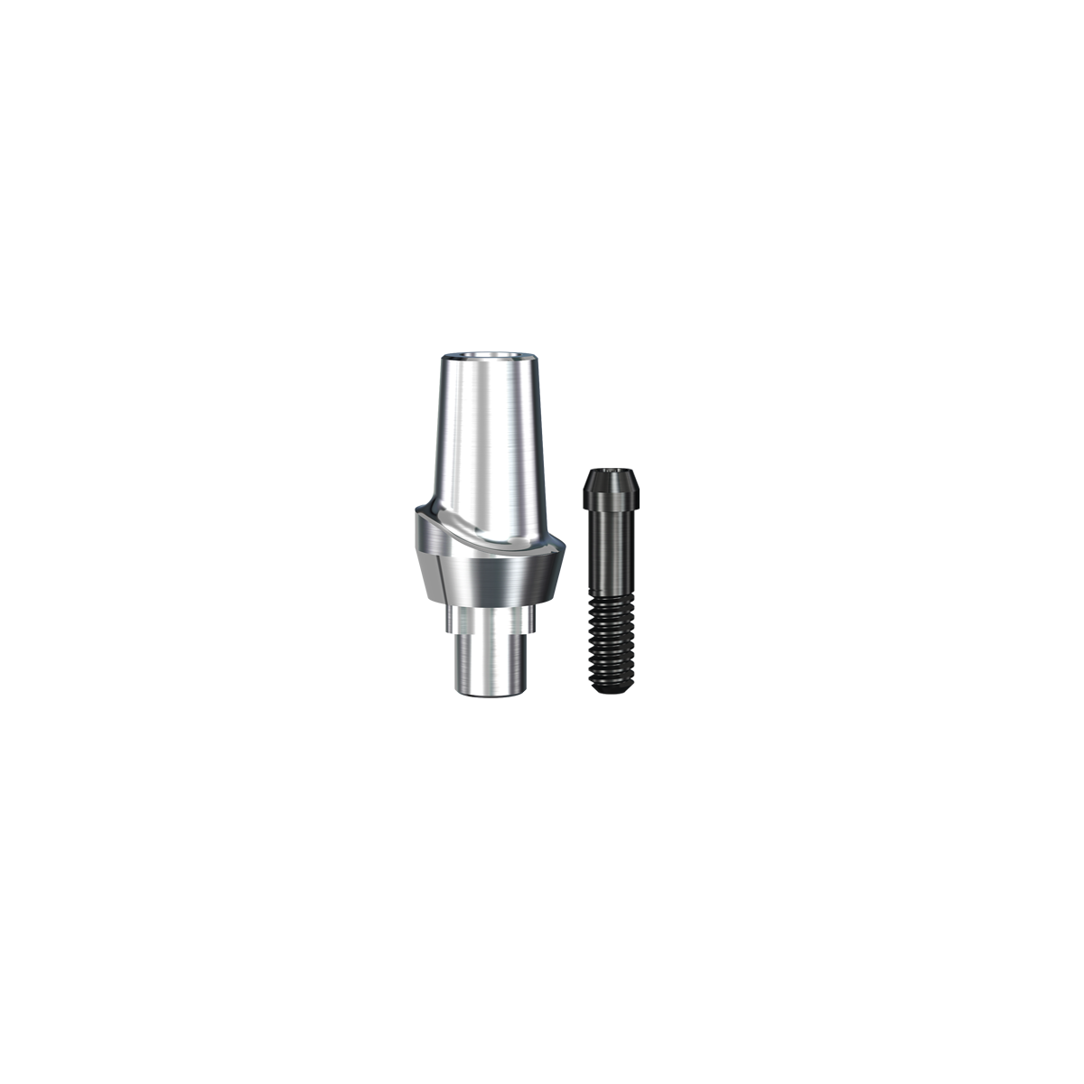 RePlant Straight Contoured Titanium Abutment (6.0mmD Widthx5.0mmD Platformx2mmL Collar Height)-1/Box