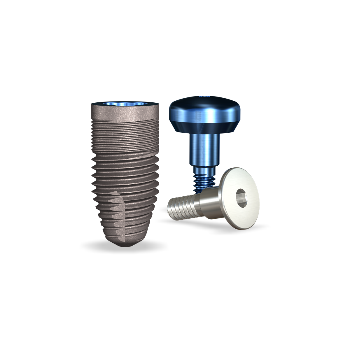simplyRePlant 5.0mmDx10mmL SBM: 5.0mmD Platform Dental Implant System - 1/Pack
