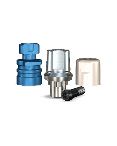 RePlant Straight Snappy Type Titanium Abutment (6.5mmD Wx6.0mmD Platformx1mmL Collar Height)-1/Box
