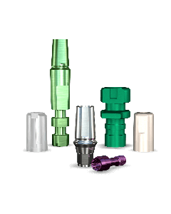 InterActive SimplyCrown & Bridge Abutment (3.7mmD Widthx3.0mmD Platformx1mmL Collar Height) - 1/Box