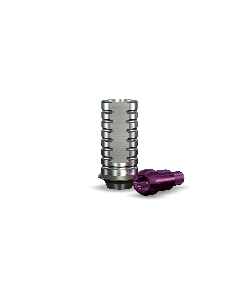 Simply Iconic™ / InterActive™ Temporary Titanium Non-Engaging Abutment (3.0mmD Platform)