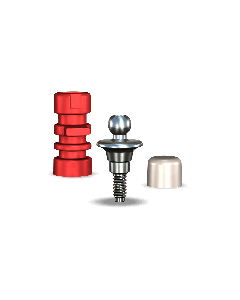 Simply Iconic™ / InterActive™ Ball Abutment (3.0mmD Platform x 1mmL Collar Height)