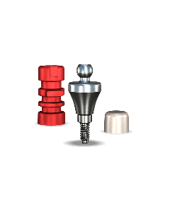 Simply Iconic™ / InterActive™ Ball Abutment (3.0mmD Platform x 4mmL Collar Height)