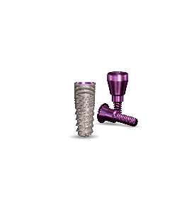 simplyInterActive 3.2mmDx8mmL SBM: 3.0mmD Platform Dental Implant System - 1/Pack