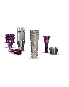 InterActive 3.2mmDx10mmL SBM: 3.0mmD Platform Dental Implant System - 1/Pack