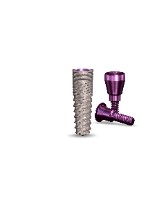 simplyInterActive 3.2mmDx10mmL SBM: 3.0mmD Platform Dental Implant System - 1/Pack