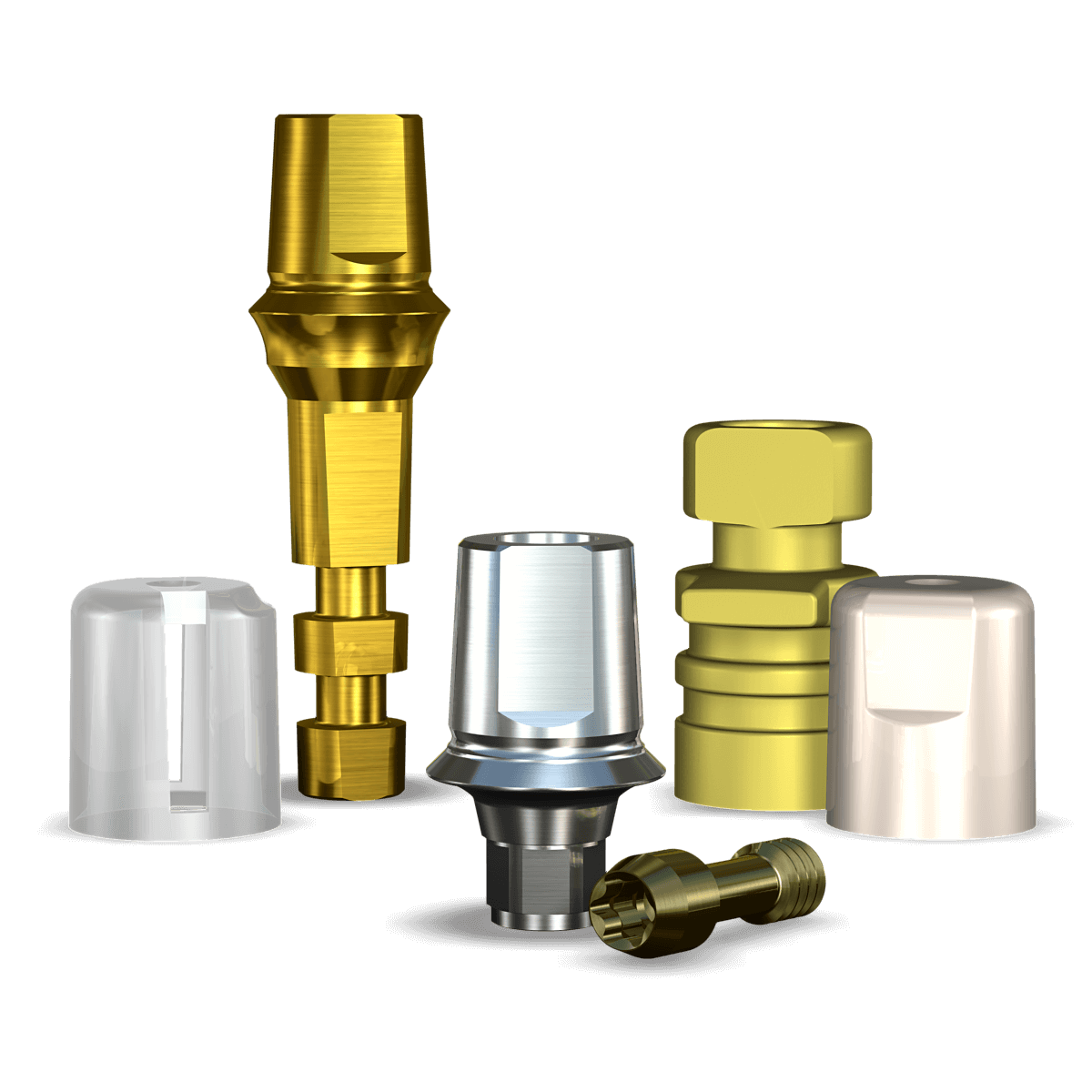 InterActive SimplyCrown & Bridge Abutment (5.7mmD Widthx3.4mmD Platformx1mmL Collar Height) - 1/Box