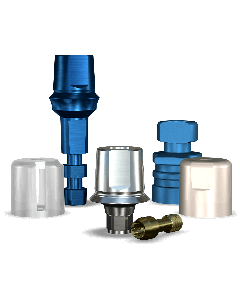 InterActive SimplyCrown & Bridge Abutment (6.5mmD Widthx3.4mmD Platformx1mmL Collar Height) - 1/Box