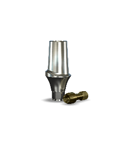 InterActive Straight Contoured Titanium Abutment (5.7mmD Wx3.4mmD Platformx3mmL Collar Height)-1/Box