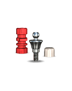 Simply Iconic™ / InterActive™ Ball Abutment Narrow (3.4mmD Platform x 2mmL Collar Height)