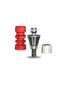 Simply Iconic™ / InterActive™ Ball Abutment Narrow (3.4mmD Platform x 3mmL Collar Height)